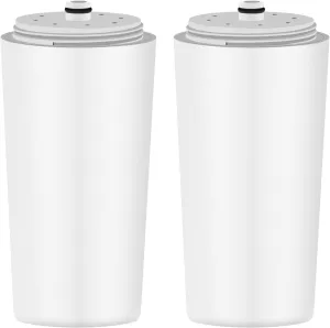 Shower Filter Cartridge Compatible with Aquasana® AQ-4100, AQ-4125, AQ-4105 Shower Head Filters, 2 Pack Replacement Shower Water Filter for Hard Water
