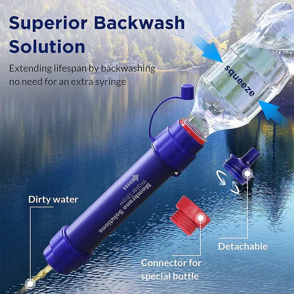 Sim Pure Life Water Filter Straw WS02