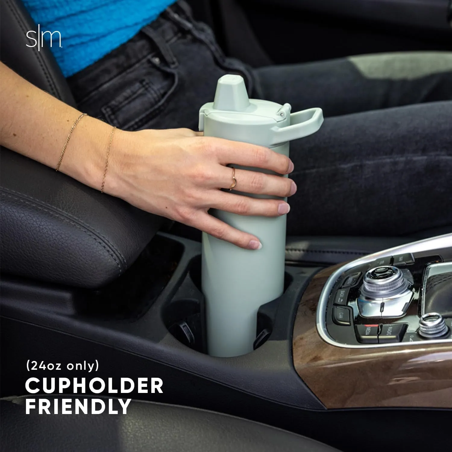 Simple Modern Filtered Water Bottle | Insulated Stainless-Steel Carbon Filter Travel Water Bottles | Reusable for Clean Drinking Water On The Go | 24oz, Blush