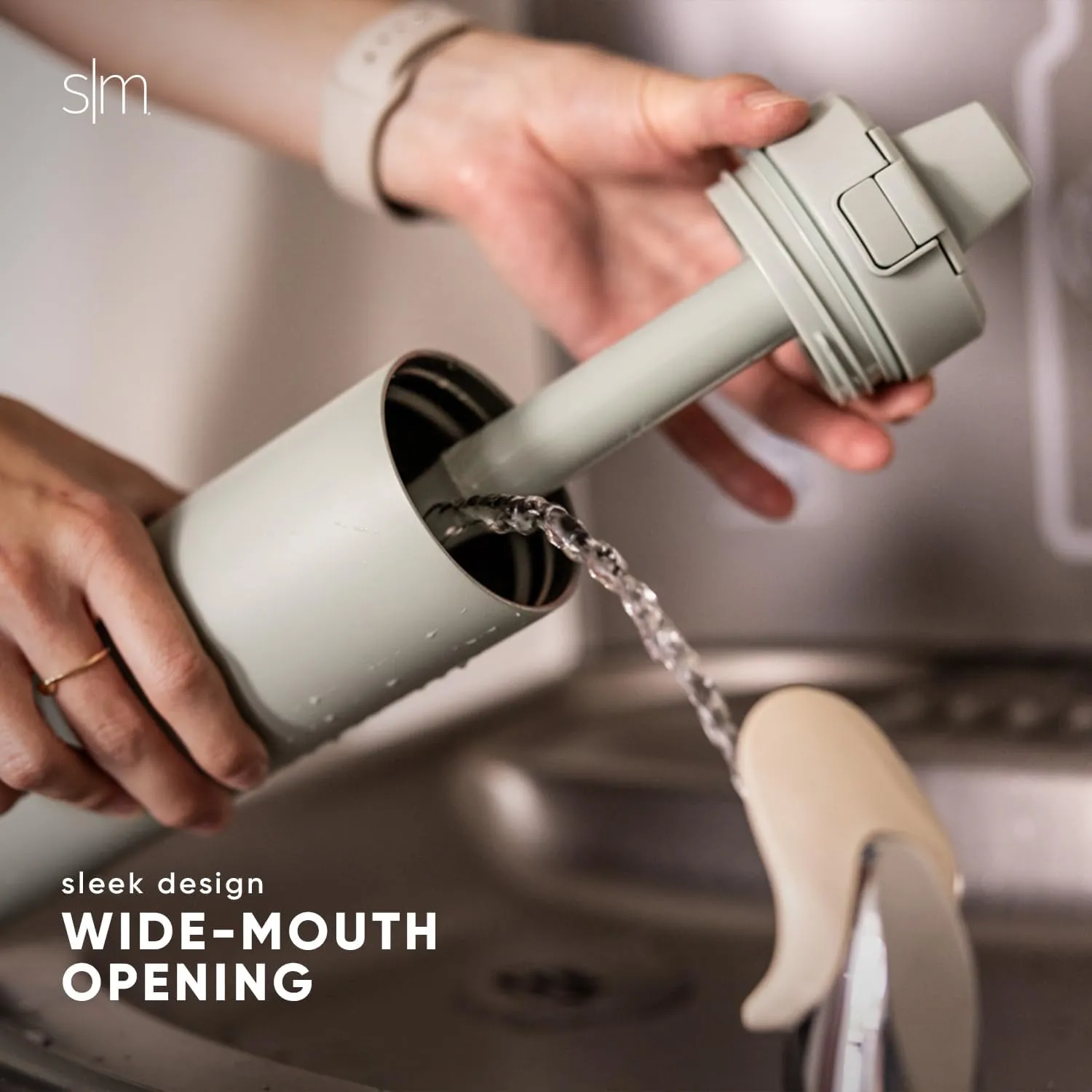Simple Modern Filtered Water Bottle | Insulated Stainless-Steel Carbon Filter Travel Water Bottles | Reusable for Clean Drinking Water On The Go | 24oz, Blush