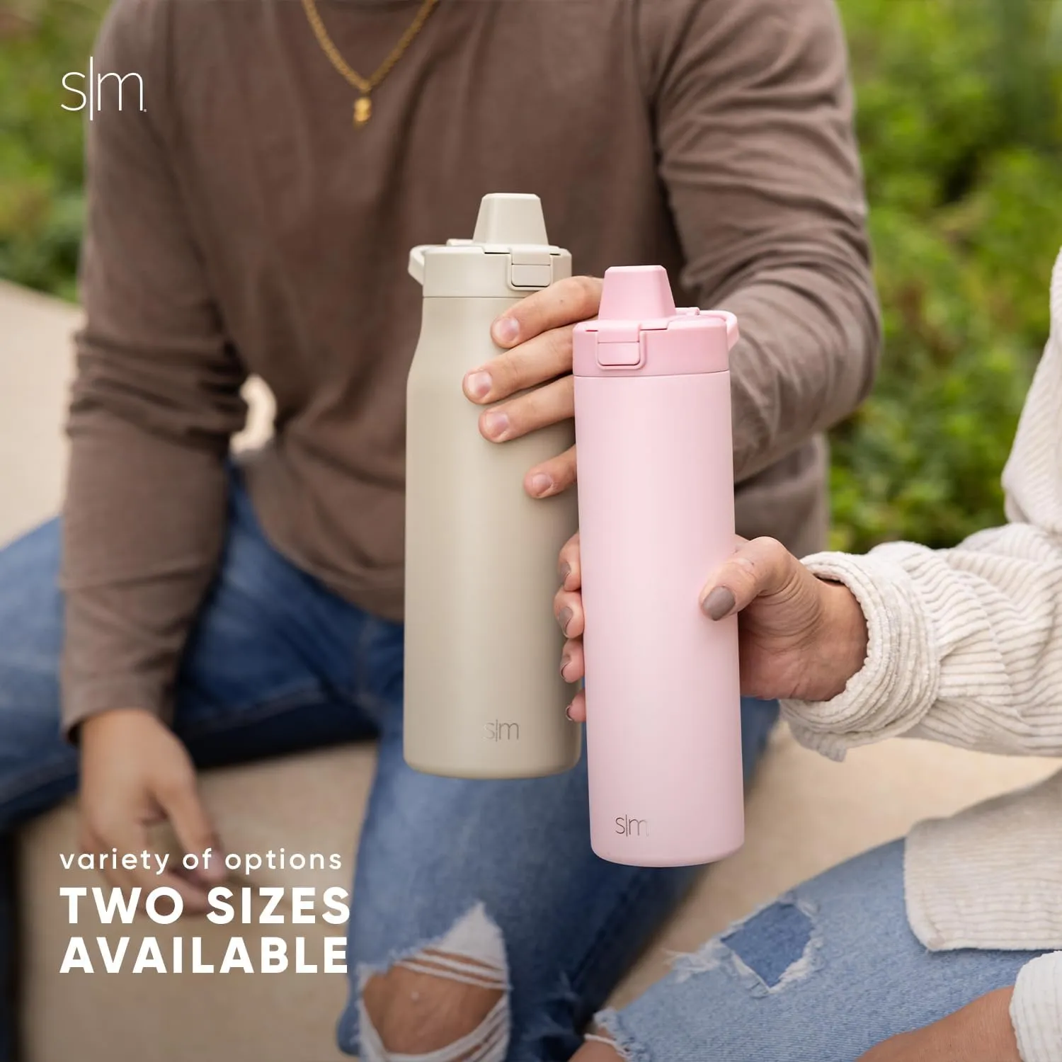 Simple Modern Filtered Water Bottle | Insulated Stainless-Steel Carbon Filter Travel Water Bottles | Reusable for Clean Drinking Water On The Go | 24oz, Blush