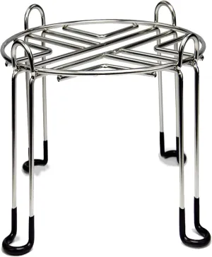 SinMan Water Filter Stand, 8" Tall by 9" Wide, Fits Berkey and Other Medium Sized Stainless Steel Water Filters, Non-Marking Rubberized Feet
