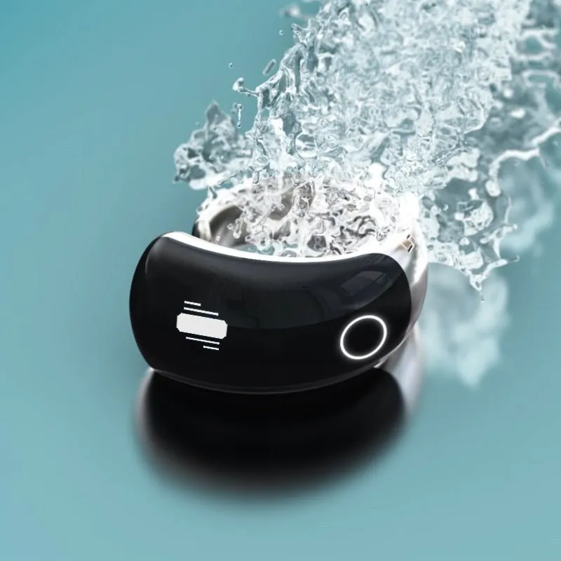 Smart Ring with Bluetooth Alarm – Digital Display & Compass for Men & Women