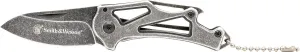 Smith & Wesson Search and Rescue 11in High Carbon S.S. Fixed Blade Knife with 6in Serrated Drop Blade and Rubberized Handle for Outdoor Survival and EDC