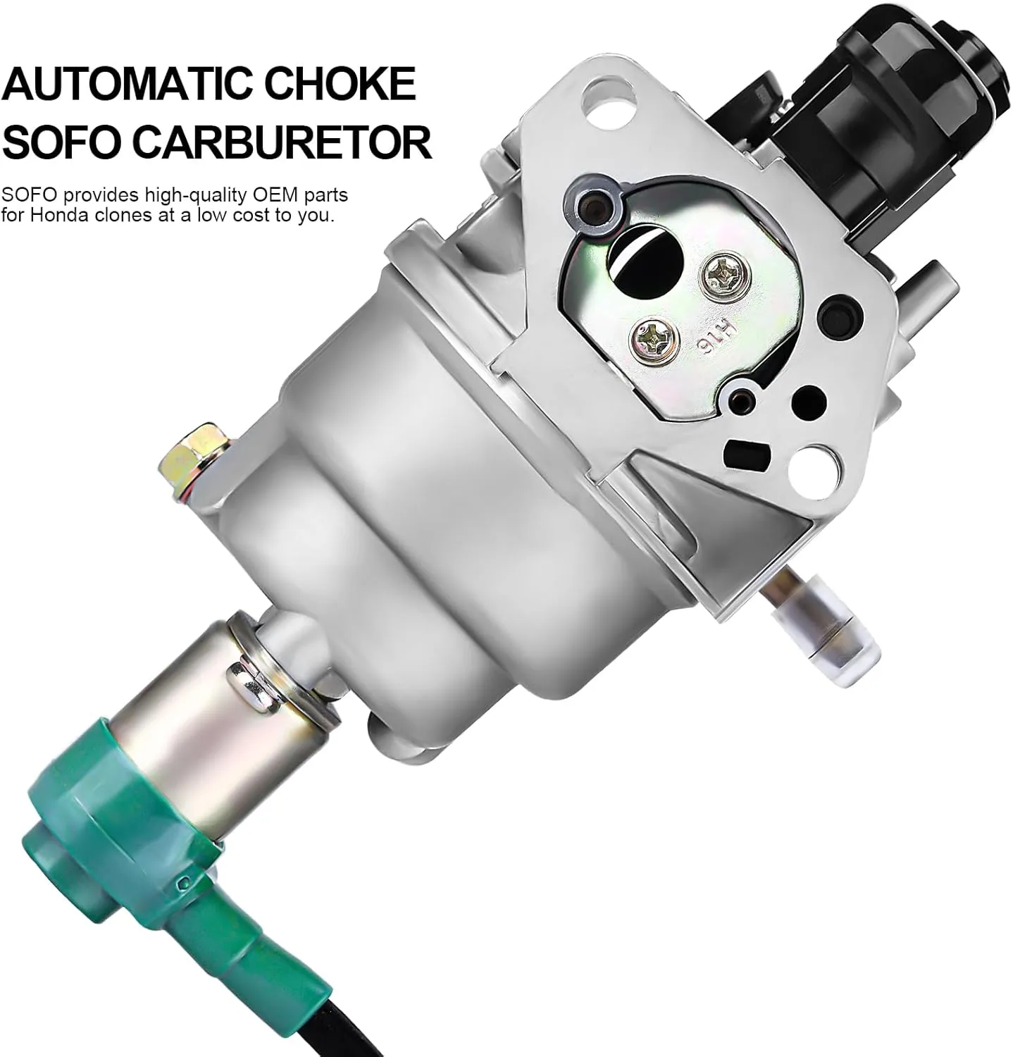 SOFO Auto Choke Carburetor for Predator 420cc for Champion 389cc 439cc Generac GP5500 GP6500 GP6500E GP7500E Powermate 6500 EB3500 EB5000X EB6500X EB6500SX Generator 6500-9550 Watts