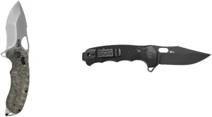 SOG Kiku XR Satin SEAL XR 3.9" S35VN Steel Ambidextrous Carry EDC Knife Bundle