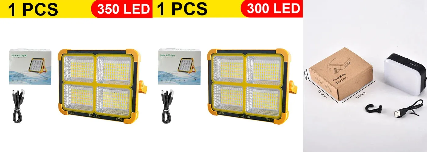 Solar Camping Light 400? with 20000mAh Power Bank, LED Flashlight, Magnetic Portable Lantern, Rechargeable Emergency Repair Lamp