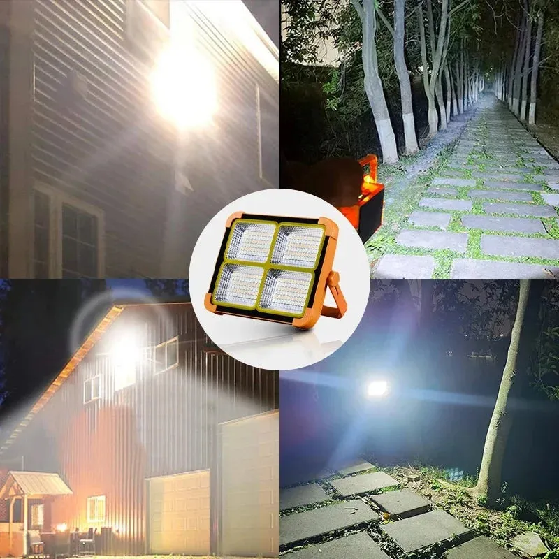 Solar Camping Light 400? with 20000mAh Power Bank, LED Flashlight, Magnetic Portable Lantern, Rechargeable Emergency Repair Lamp