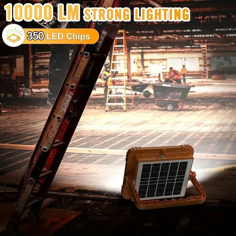 Solar Camping Light 400? with 20000mAh Power Bank, LED Flashlight, Magnetic Portable Lantern, Rechargeable Emergency Repair Lamp