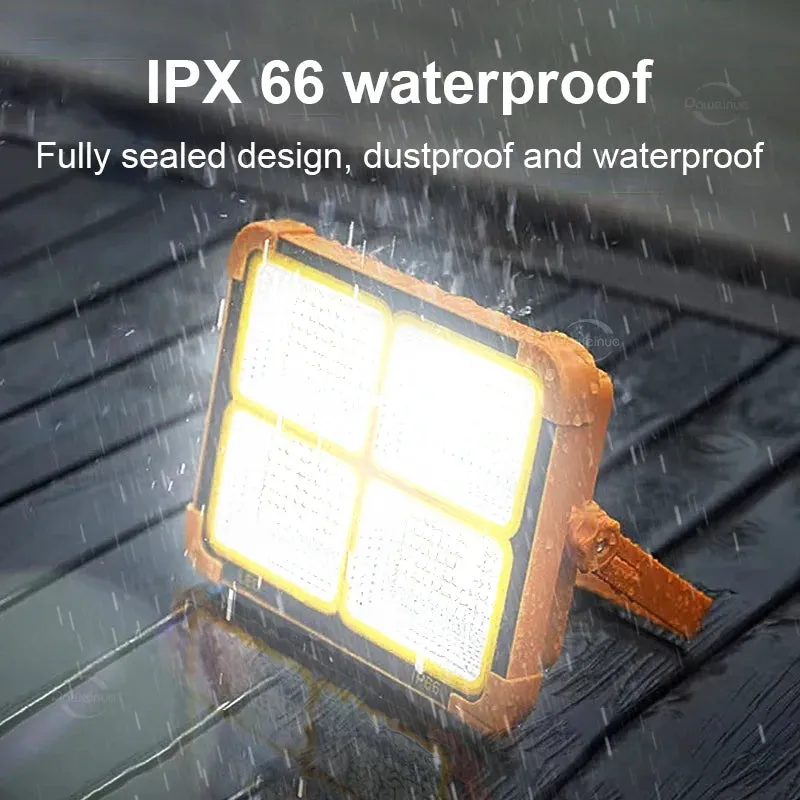 Solar Camping Light 400? with 20000mAh Power Bank, LED Flashlight, Magnetic Portable Lantern, Rechargeable Emergency Repair Lamp