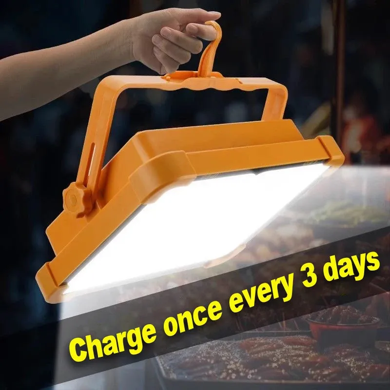 Solar Camping Light 400? with 20000mAh Power Bank, LED Flashlight, Magnetic Portable Lantern, Rechargeable Emergency Repair Lamp