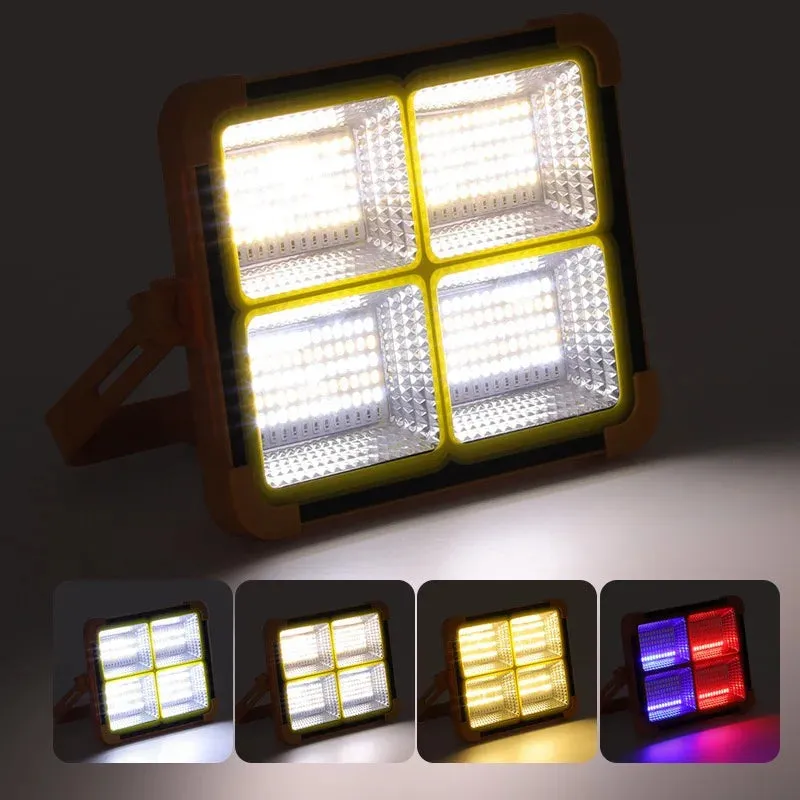 Solar Camping Light 400? with 20000mAh Power Bank, LED Flashlight, Magnetic Portable Lantern, Rechargeable Emergency Repair Lamp