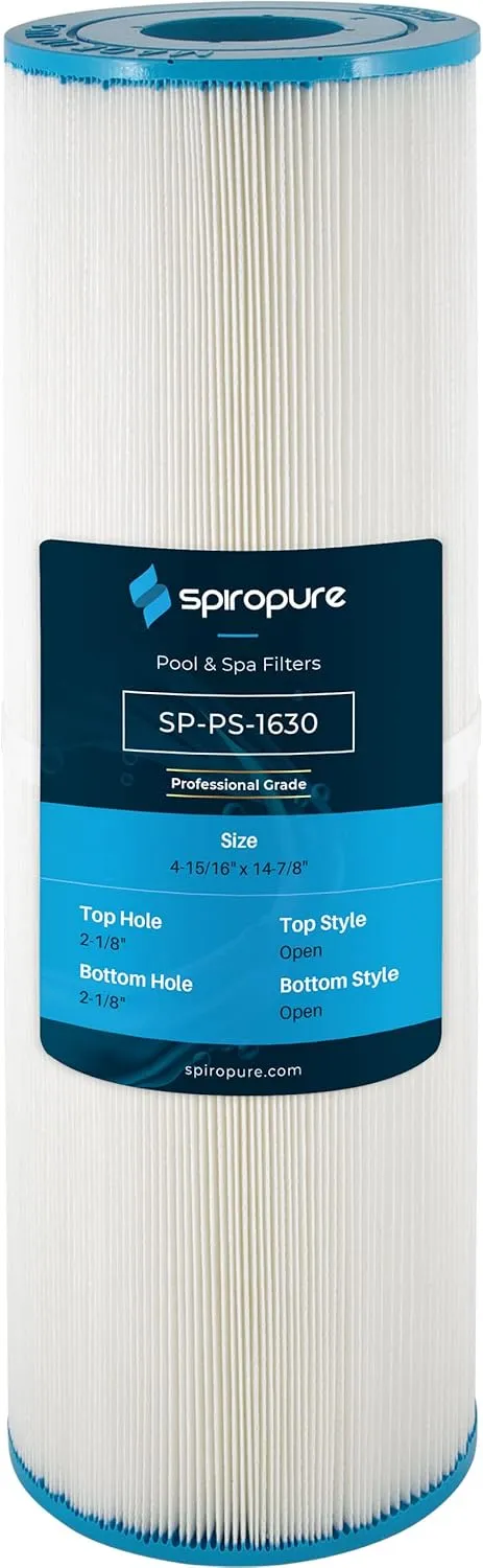SpiroPure Replacement for Pleatco PMT50 Unicel C-4305 Filbur FC-1630 Sundance 6540-497 Martec CL-2807 Sonfarrel 220142 Hot Tub Spa Pool Filter Replacement Cartridge