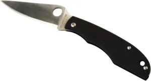 Spyderco Grasshopper Pocket Knife 2.3" Clip Point Sandvik 12C27 Satin Blade...