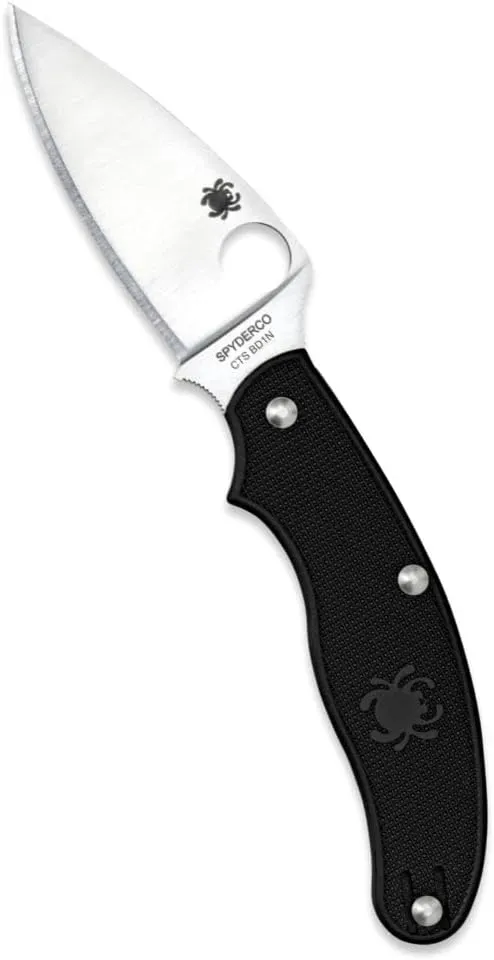 Spyderco Lightweight Drop-Point Plain Edge Knife