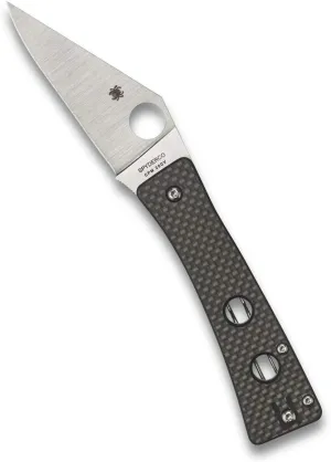 Spyderco WATU Ethnic Series Knife with 3.26" CPM 20CV Steel Blade and Carbon Fiber/G-10 Laminate Handle - PlainEdge - C251CFP