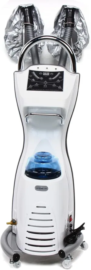 Stand Hair Steamer, 7 in 1 Professional Hair Dyeing Oil Treatment Machine, Portable Micro Mist Salon Smart Perm Machine with Wheels, 110V 700W Powerful Hairdress Salon SPA Beauty Machine