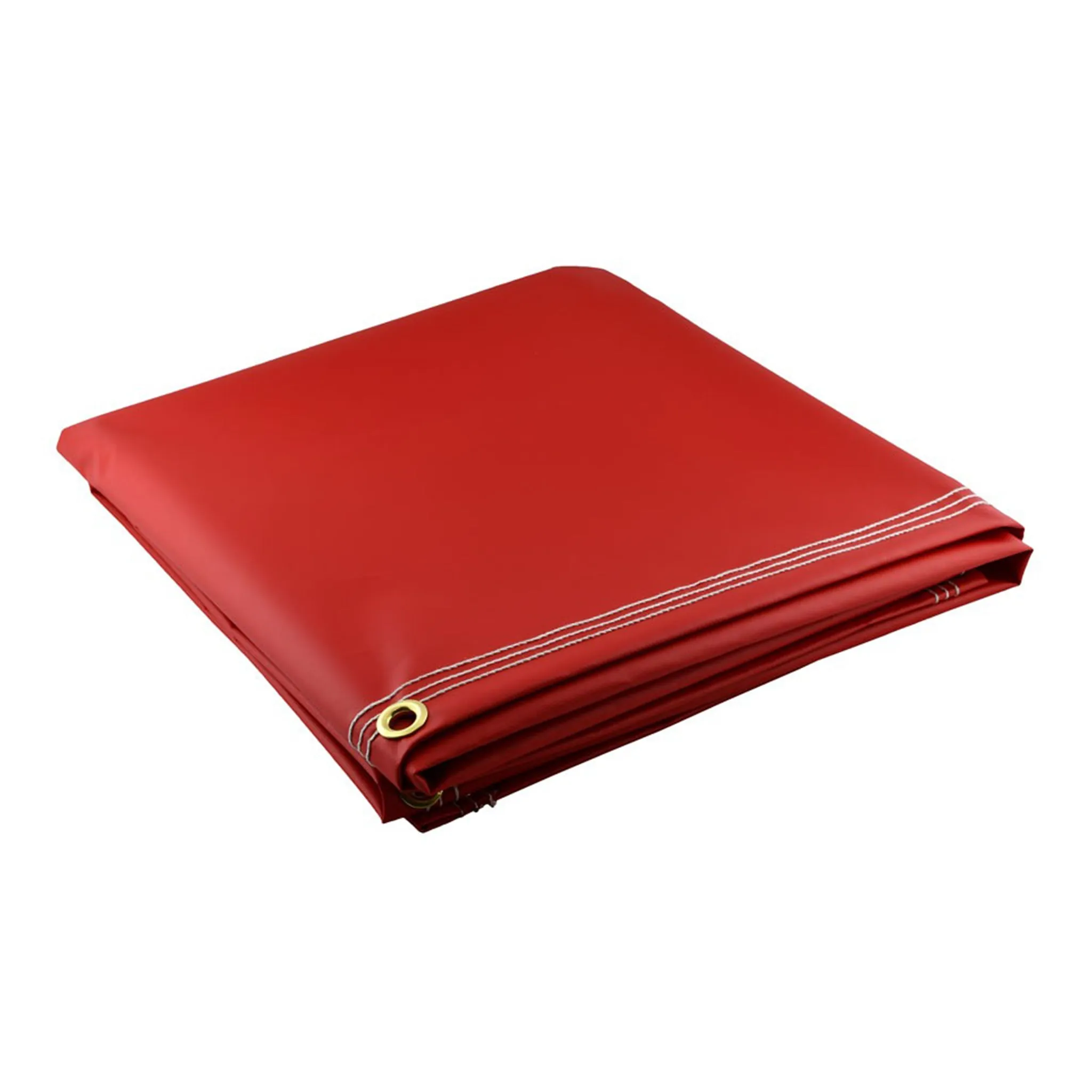 Super Heavy Duty Red Vinyl Tarps - 22 oz