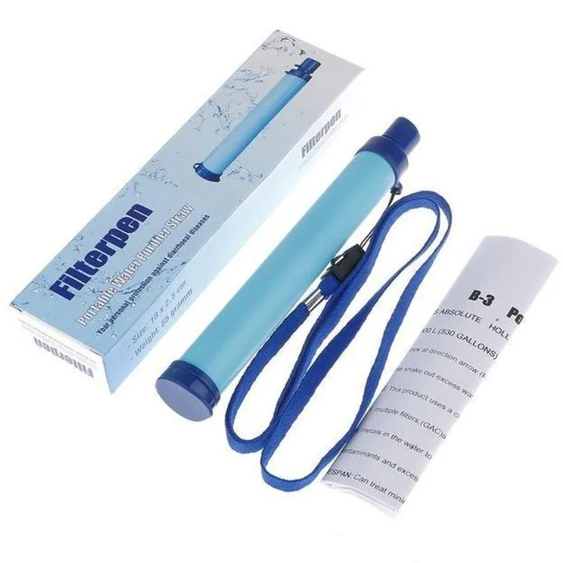 Survival Water-Filtering Straw