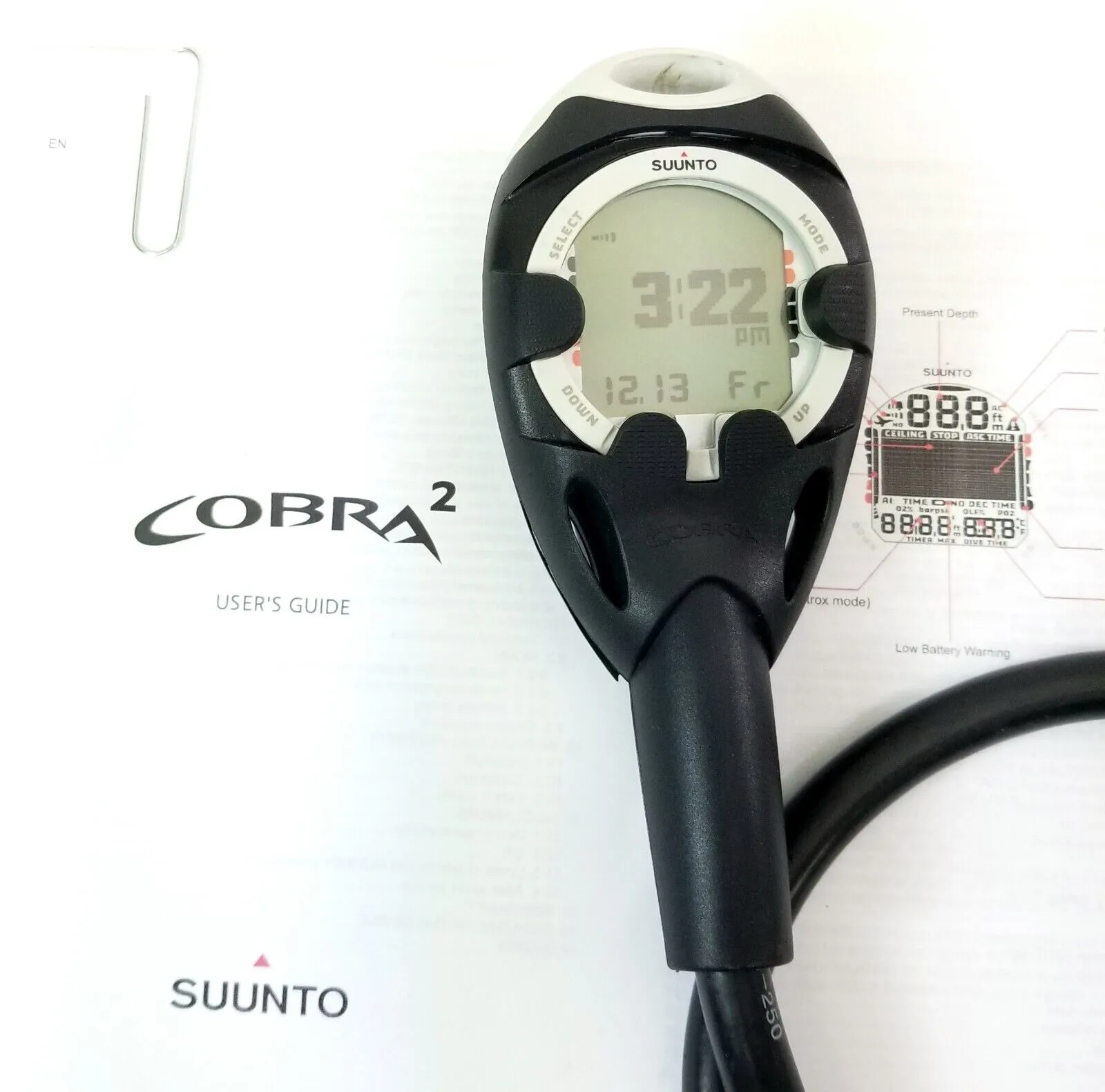 Suunto Cobra 2 Air Integrated Scuba Dive Air & Nitrox Computer Digital Compass