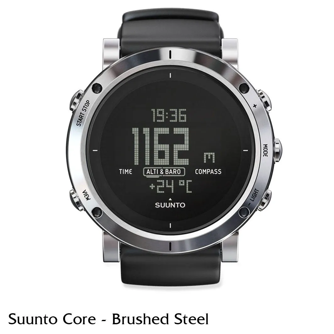Suunto Core Multifunction Watch - Brushed Steel