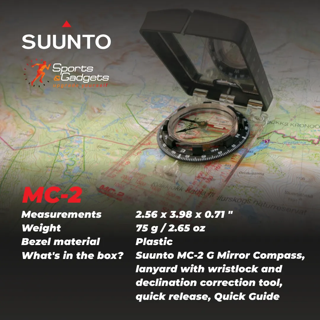 Suunto MC-2 G Professional Mirror Compass (SS004252010)