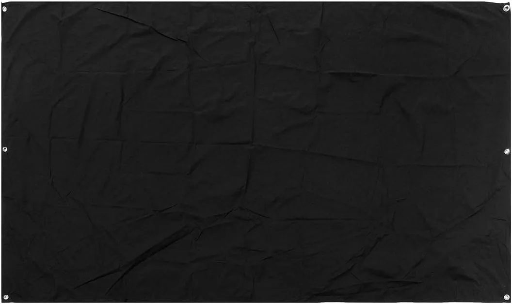 Swing Set Replacement Tarp Playground Replacement Canopy Foldable for Children Outdoor Sunproof 52"X89" (Black)