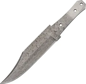 Szco Supplies Damascus Coffin Bowie Blade,Silver
