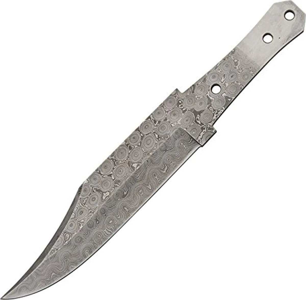 Szco Supplies Damascus Coffin Bowie Blade,Silver