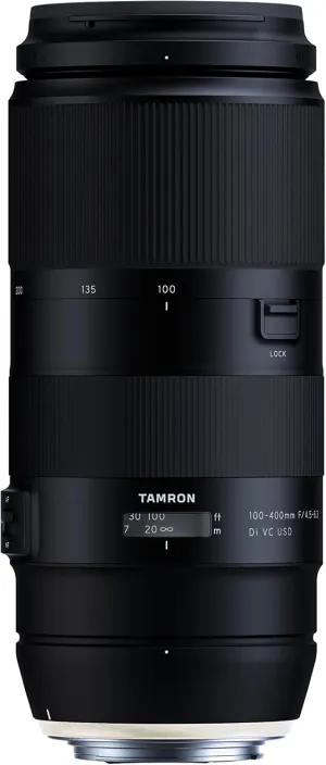 TAMRON 100-400 mm F/4.5-6.3 Di VC USD Lens for Canon - Black, A035E