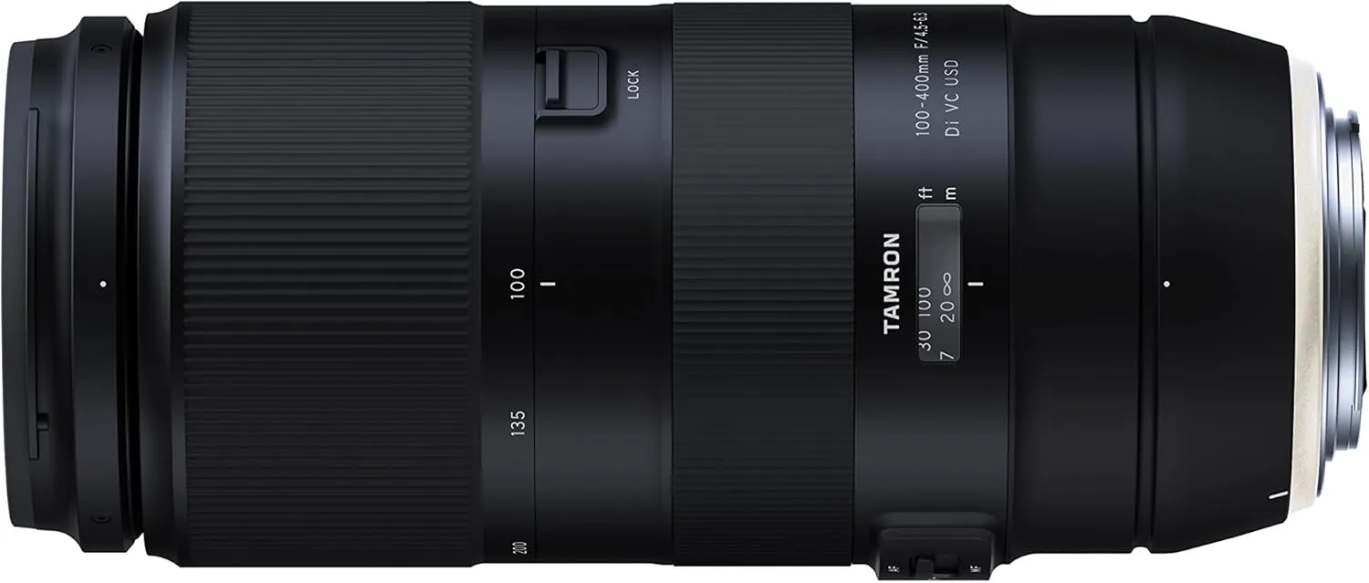 TAMRON 100-400 mm F/4.5-6.3 Di VC USD Lens for Canon - Black, A035E