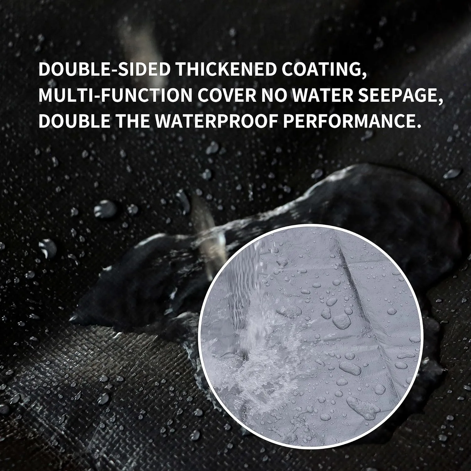 TARPAL 8x16 Feet Tarps Silver 10.5Mil Multipurpose Protective Cover Heavy Duty Tarp Waterproof,Snow or UV Protection,Durable Reinforced Edges