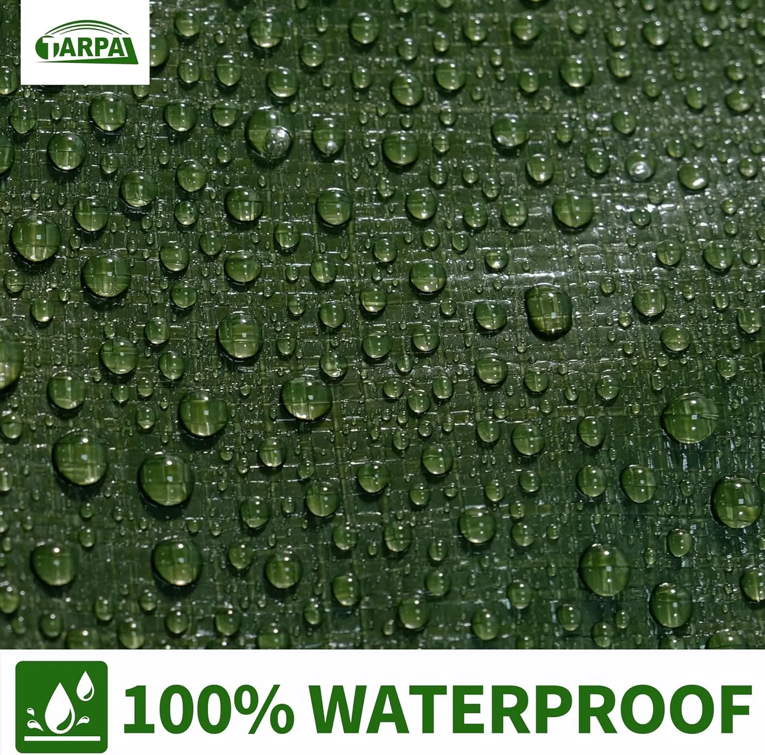 TARPAL Tarps 6x8 Feet Small Tarp 16mil Heavy Duty Tarp with Brass Grommets Every 17.7" Green Tarps UV Protection&Anti-Tear Cover for Firewood,Roof,Pool,Tarpaulin
