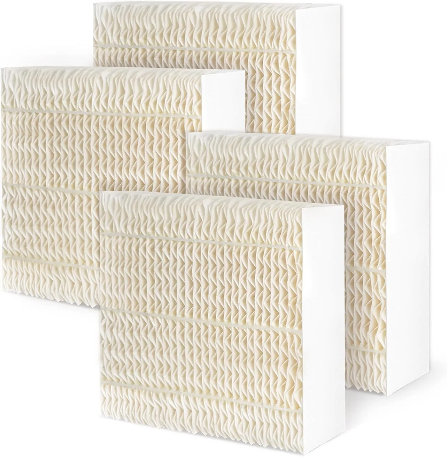 Techecook 1043 Super Humidifier Wick Filters (4 Pack) Replacement for Essick AirCare Evaporative Humidifiers EP9500 EP9700 EP9800 831000 821000 826000 826800 and Bemis Space Saver 800 8000 Series