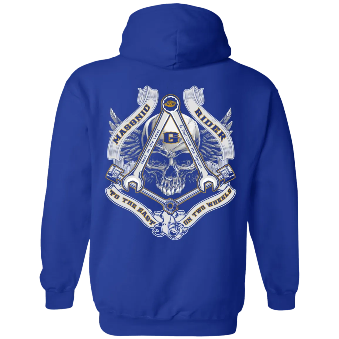 To The East On Two Wheels Freemason Square & Compass Symbol