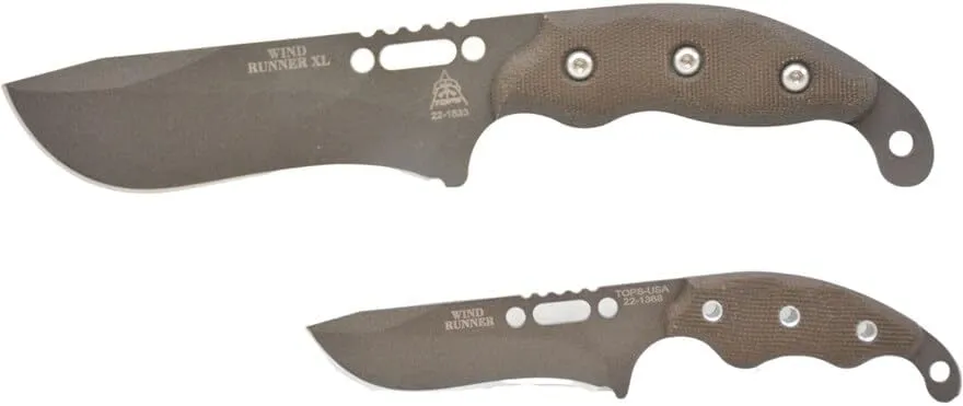 Tops Knives TPWDRCMB02: Wind Runner Piggyback Combo