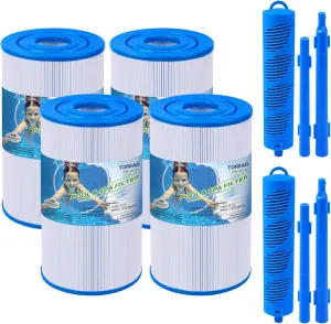 TOREAD PWK30 Spa Filter and Hot Tub Mineral Stick Bundle