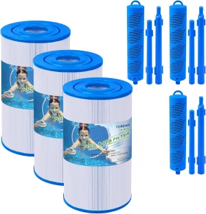TOREAD PWK30 Spa Filter and Hot Tub Mineral Stick Bundle