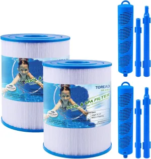 TOREAD PWK65 Spa Filter and Hot Tub Mineral Stick Bundle
