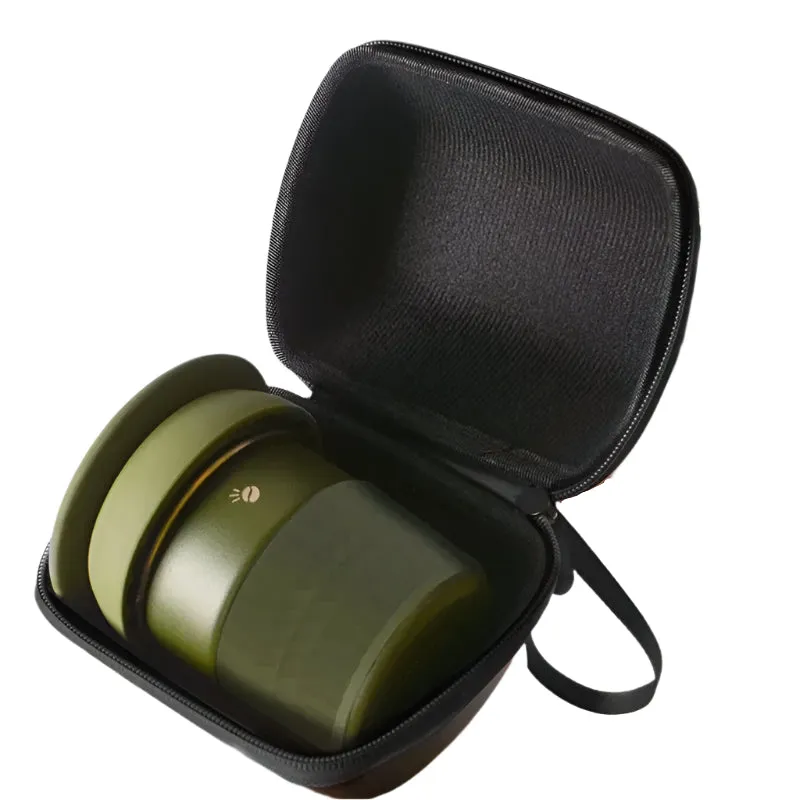 Travelling Hand Brewed Coffee Set – Camping Silicone Filter & Cup
