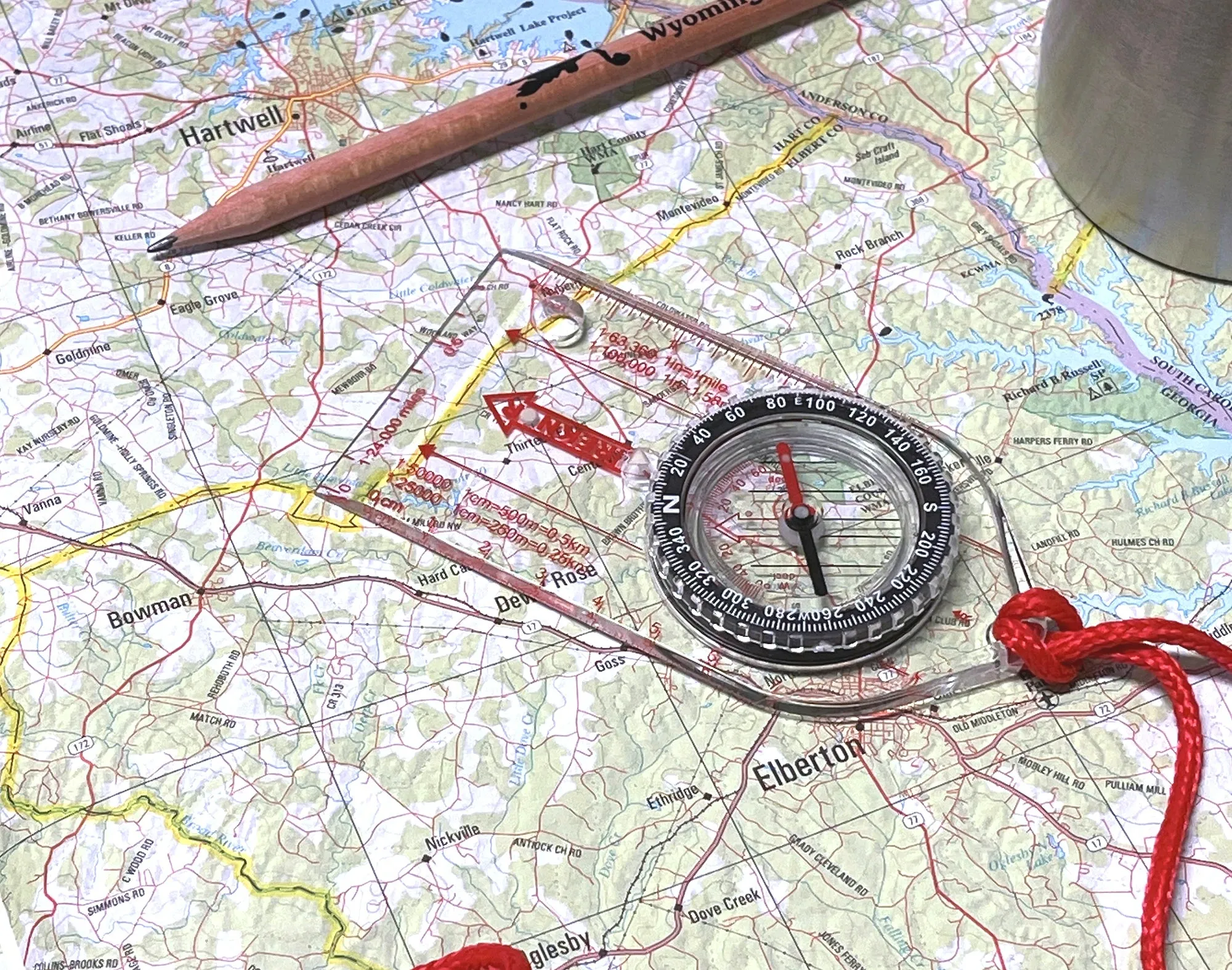 Treknor Orienteer Deluxe Map Compass