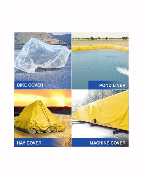 TUFFPAULIN 6FT X 6FT 120 GSM YELLOW TARPAULIN-TIRPAL