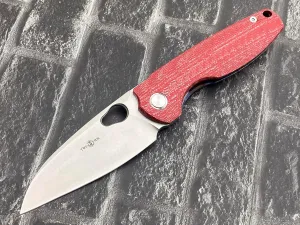 Twosun TS129-M390-Timascus Folding Knife M390 Timascus Titanium Damascus Carbon Fiber Handle Pocket Knife