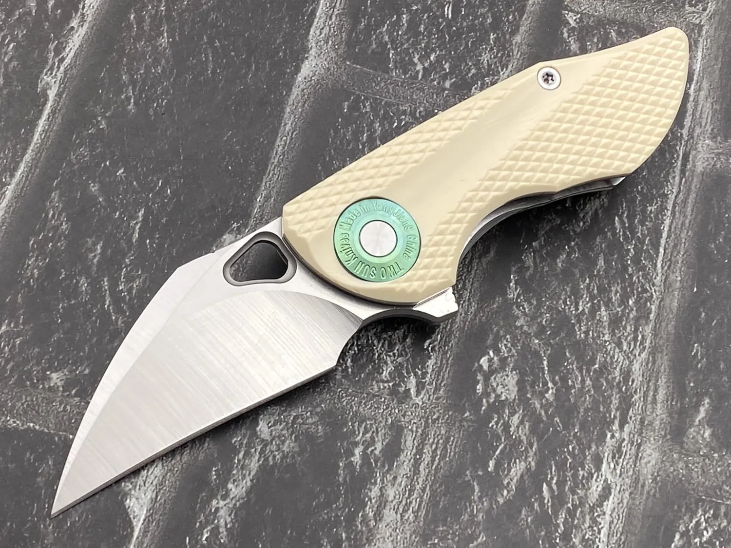 Twosun TS314-14C28N Mini Folding Knife14C28N Blade Artificial Resin Handle Micro Pocket Knife