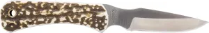 Uncle Henry 301UH Next Gen 6.5in High Carbon S.S. Full Tang Fixed Blade Knife with a 3.25in Blade and Staglon Handle for Outdoor Survival, Camping and Hunting,Brown