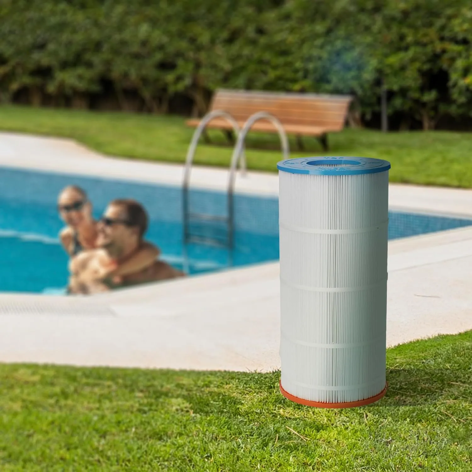 Unicel UHD-SR70 72 Square Foot 4 Oz Media Replacement Swimming Pool Filter Cartridge, 195 Pleats, Compatible with Sta-Rite Posi-Flo Models