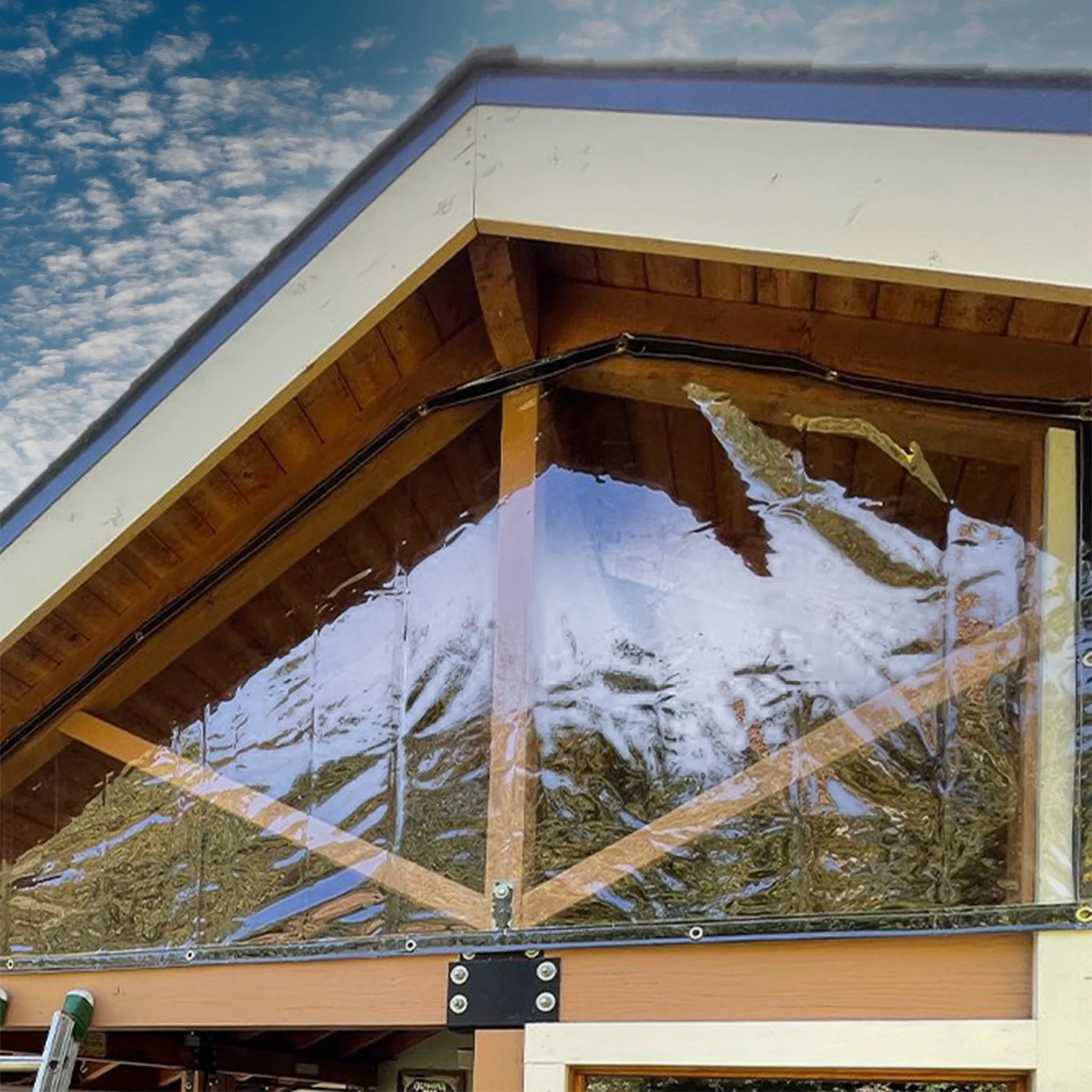 UV Protection Clear Vinyl Tarps - 20 Mil
