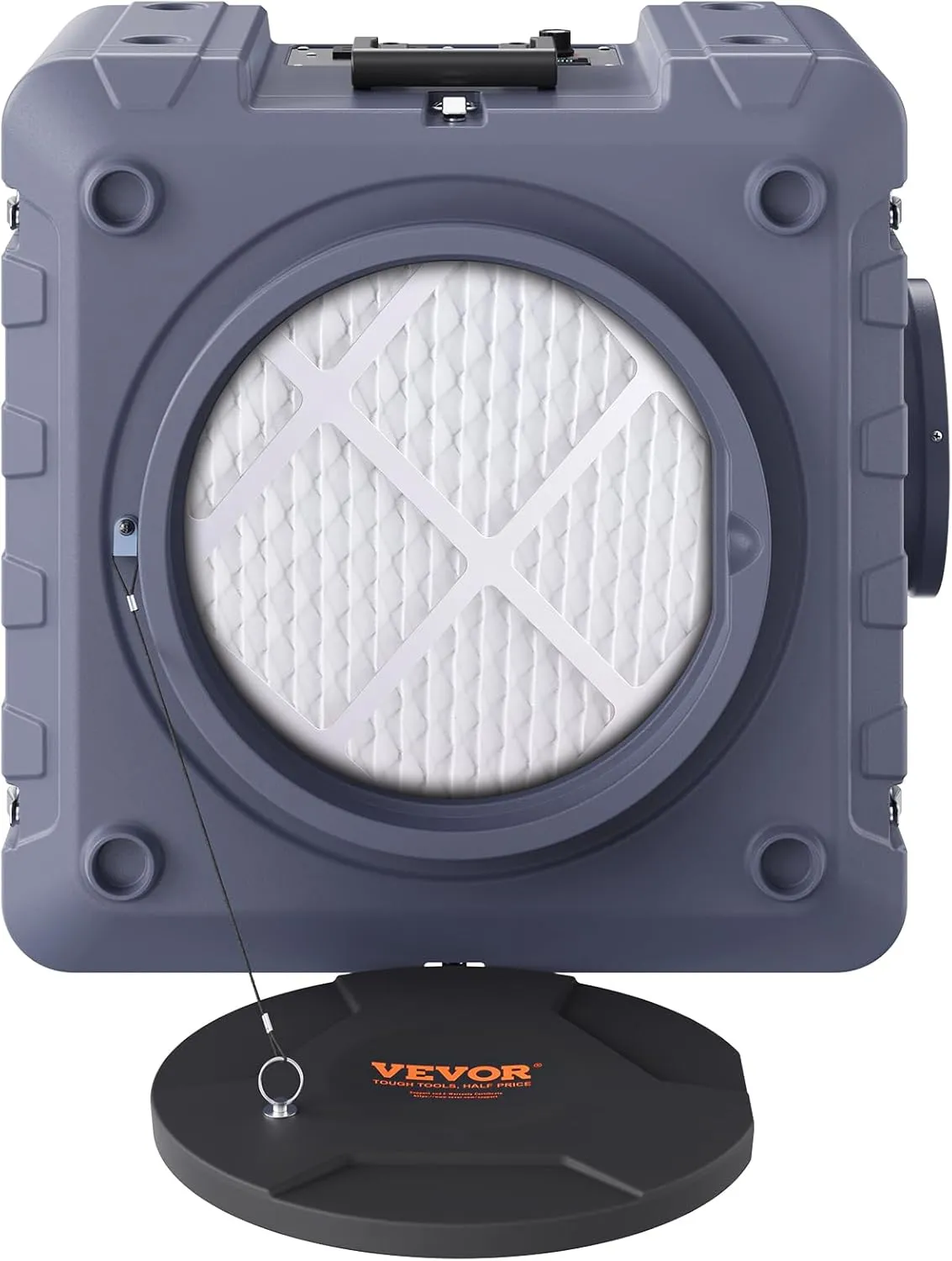 VEVOR Air Scrubber with 3-Stage Filtration, Stackable Negative Air Machine 800 CFM, Air Cleaner with MERV10, Carbon, H13 HEPA, for Home, Industrial and Commercial Use