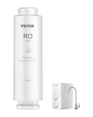 VEVOR Reverse Osmosis Filter, 9-Layers RO Water Filter Replacement, Compatible with SS-001 400GPD Under Sink Water Filter, 24 Months Reverse Osmosis Filter Cartridge, Reduces Lead, Chlorine, Rust