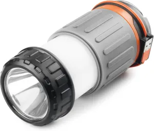 WAGAN EL4304 LED Camping Collapsible Lantern USB Rechargeable 240LM Flashlight Hanging Hooks Magnetic Base for Emergency Outdoor Hiking Home and Car